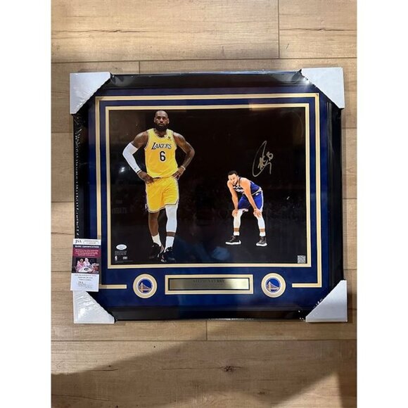 Stephen Curry signed autographed Golden State Warriors 16x20 photo framed JSA - Picture 1 of 8